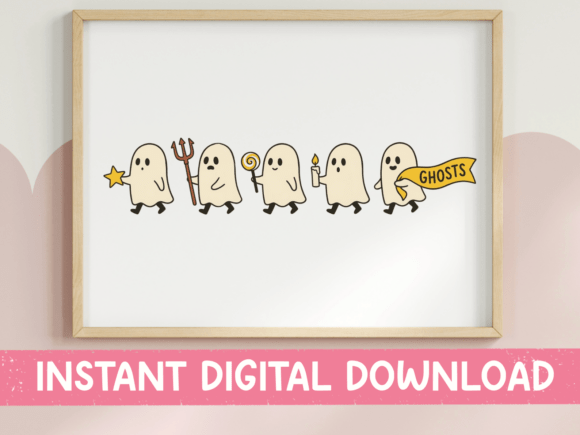 Captivating Ghost Crew Banner for T-Shirt Designs
