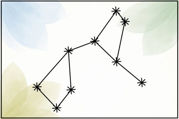 Constellation Line Art: A Versatile Graphics and Illustrations Asset