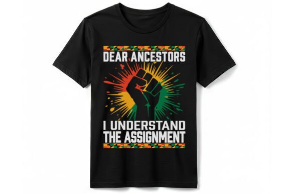 Dear Ancestors T-Shirt: A Bold Graphic for Local Brands