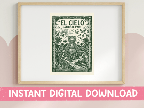 El Cielo National Park Vintage Badge
