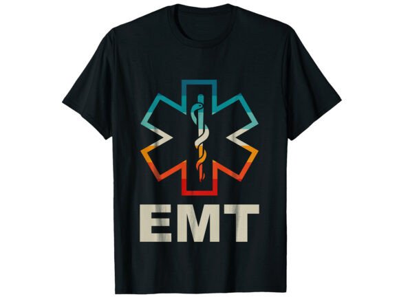 EMT Star of Life T-Shirt Graphics for Sellers