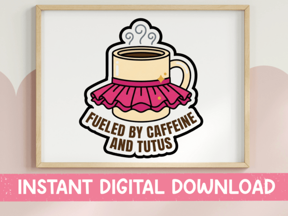Fueled by Caffeine and Tutus: A T-Shirt Design for Dancers