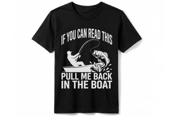 Funny Pull Me Back in Boat T-Shirt Design