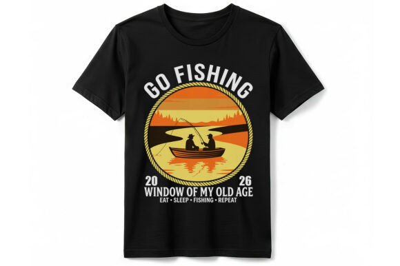 Go Fishing T-Shirt: A Vintage Graphic for Modern Brands