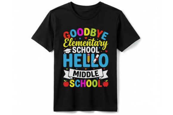Goodbye Elementary T-Shirt Graphics for Sellers