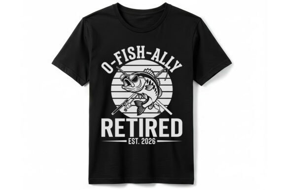 Retired 2026 Fishing T-shirt: A Fun and Versatile Design