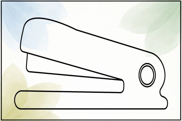 Stapler Line Art: A Versatile Graphics Tool for Creative Branding