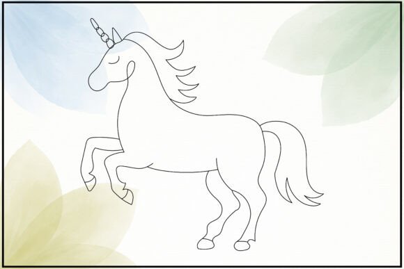 Unicorn Line Art: A Versatile Graphic for Local Business Branding