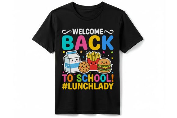 Welcome Back School Lunch Lady T-Shirt: A Fun Graphics Choice